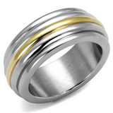 TK2390 - Stainless Steel Ring Two-Tone IP Gold (Ion Plating) Women No Stone No Stone