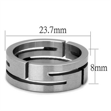 TK2393 - Stainless Steel Ring High polished (no plating) Men No Stone No Stone