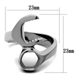 TK2396 - Stainless Steel Ring High polished (no plating) Men No Stone No Stone