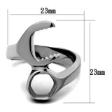 High polished (no plating) Stainless Steel Ring Mechanics ring