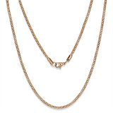TK2424R - Stainless Steel Chain IP Rose Gold(Ion Plating) Women No Stone No Stone