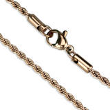 TK2426R - Stainless Steel Chain IP Rose Gold(Ion Plating) Women No Stone No Stone