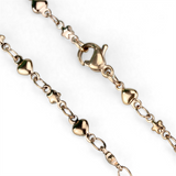 TK2427R - Stainless Steel Chain IP Rose Gold(Ion Plating) Women No Stone No Stone