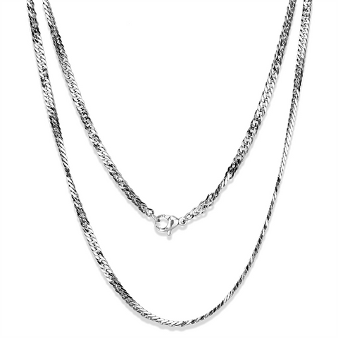 TK2429 - Stainless Steel Chain High polished (no plating) Women No Stone No Stone