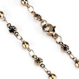 TK2432R - Stainless Steel Chain IP Rose Gold(Ion Plating) Women No Stone No Stone