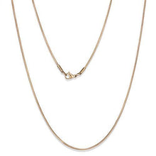 TK2436R - IP Rose Gold(Ion Plating) Stainless Steel Chain with No Stone
