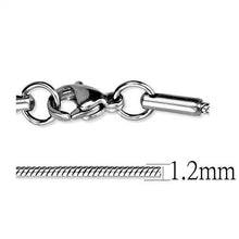 TK2436 - High polished (no plating) Stainless Steel Chain with No Stone