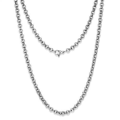 TK2438 - Stainless Steel Chain High polished (no plating) Women No Stone No Stone