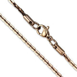TK2440R - Stainless Steel Chain IP Rose Gold(Ion Plating) Women No Stone No Stone