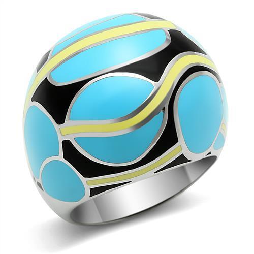TK249 - Stainless Steel Ring High polished (no plating) Women No Stone No Stone