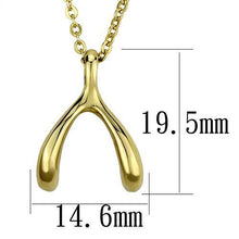TK2528 - Stainless Steel Chain Pendant IP Gold(Ion Plating) Women No Stone No Stone