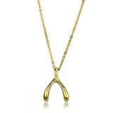TK2528 - Stainless Steel Chain Pendant IP Gold(Ion Plating) Women No Stone No Stone