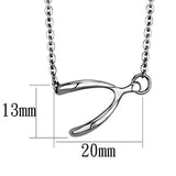 TK2529 - Stainless Steel Chain Pendant High polished (no plating) Women No Stone No Stone