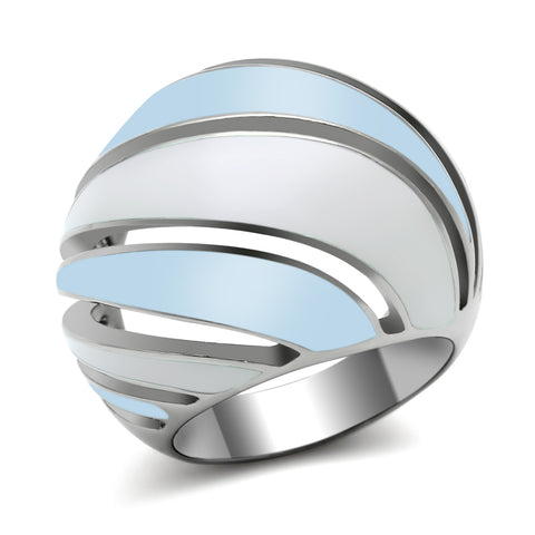 TK252 - Stainless Steel Ring High polished (no plating) Women No Stone No Stone