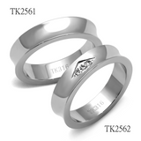 TK2561 - Stainless Steel Ring High polished (no plating) Men No Stone No Stone