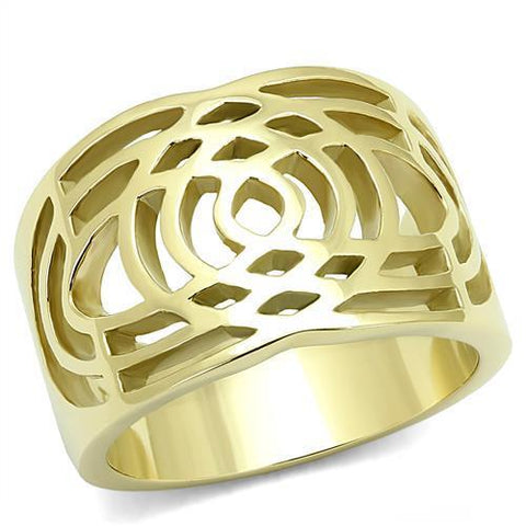 TK3119 - Stainless Steel Ring IP Gold(Ion Plating) Women No Stone No Stone