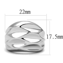 TK3262 - Stainless Steel Ring High polished (no plating) Women No Stone No Stone