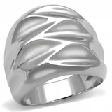 TK3262 - Stainless Steel Ring High polished (no plating) Women No Stone No Stone