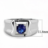 TK3459 - Stainless Steel Ring High polished (no plating) Men Synthetic Montana