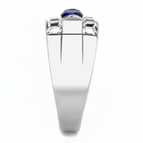 TK3463 - Stainless Steel Ring High polished (no plating) Men Synthetic Montana