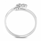 TK3570 - Stainless Steel Ring No Plating Women AAA Grade CZ Clear