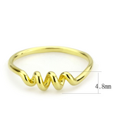 TK3626 - Stainless Steel Ring IP Gold(Ion Plating) Women No Stone No Stone