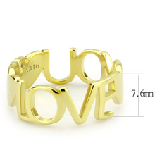 TK3637 - Stainless Steel Ring IP Gold(Ion Plating) Women No Stone No Stone