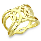 TK3639 - Stainless Steel Ring IP Gold(Ion Plating) Women No Stone No Stone