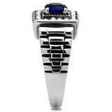 TK370 - Stainless Steel Ring High polished (no plating) Men Synthetic Montana