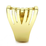 TK3717 - Stainless Steel Ring IP Gold(Ion Plating) Women No Stone No Stone