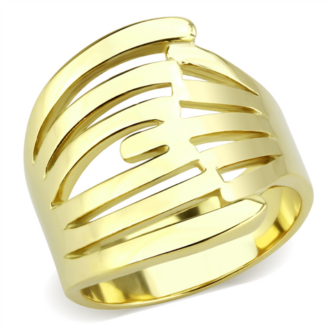 TK3717 - Stainless Steel Ring IP Gold(Ion Plating) Women No Stone No Stone