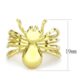 TK3718 - Stainless Steel Ring IP Gold(Ion Plating) Women No Stone No Stone