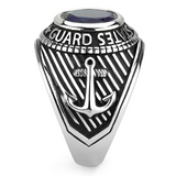 TK3727 - Stainless Steel Ring High polished (no plating) Men Synthetic Montana