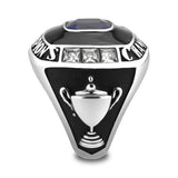 TK3728 - Stainless Steel Ring High polished (no plating) Men Synthetic Montana