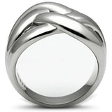 TK396 - Stainless Steel Ring High polished (no plating) Women No Stone No Stone