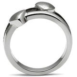 TK398 - Stainless Steel Ring High polished (no plating) Women No Stone No Stone