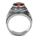 TK414706 - Stainless Steel Ring High-Polished Men Synthetic Siam