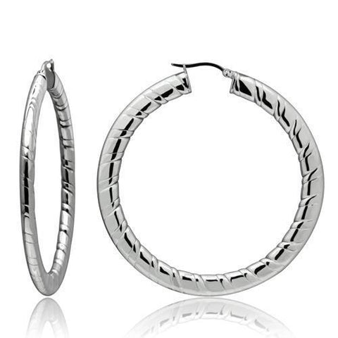 TK418 - Stainless Steel Earrings High polished (no plating) Women No Stone No Stone