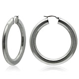 TK422 - Stainless Steel Earrings High polished (no plating) Women No Stone No Stone