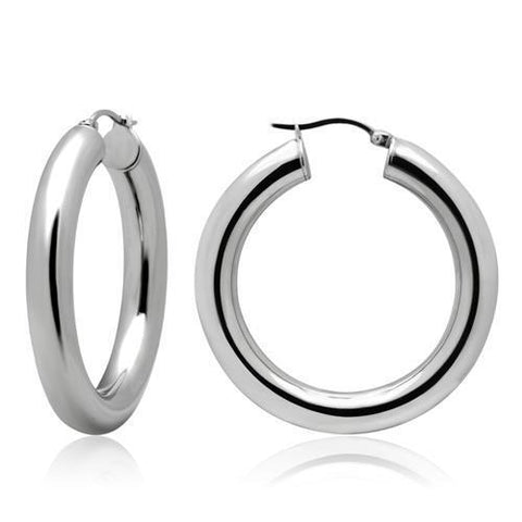 TK424 - Stainless Steel Earrings High polished (no plating) Women No Stone No Stone