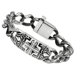 TK437 - Stainless Steel Bracelet High polished (no plating) Men No Stone No Stone