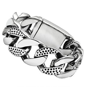 TK448 - Stainless Steel Bracelet High polished (no plating) Men No Stone No Stone