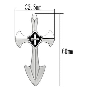 TK462 - Stainless Steel Chain Pendant High polished (no plating) Men No Stone No Stone