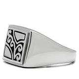 TK482 - Stainless Steel Ring High polished (no plating) Men No Stone No Stone