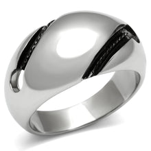 TK524 - Stainless Steel Ring High polished (no plating) Women No Stone No Stone