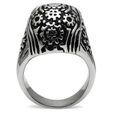 TK580 - Stainless Steel Ring High polished (no plating) Men No Stone No Stone