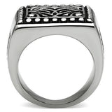 TK585 - Stainless Steel Ring High polished (no plating) Men No Stone No Stone