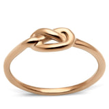 TK630R - Stainless Steel Ring IP Rose Gold(Ion Plating) Women No Stone No Stone