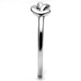 TK630 - Stainless Steel Ring High polished (no plating) Women No Stone No Stone