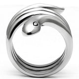 TK666 - Stainless Steel Ring High polished (no plating) Women No Stone No Stone